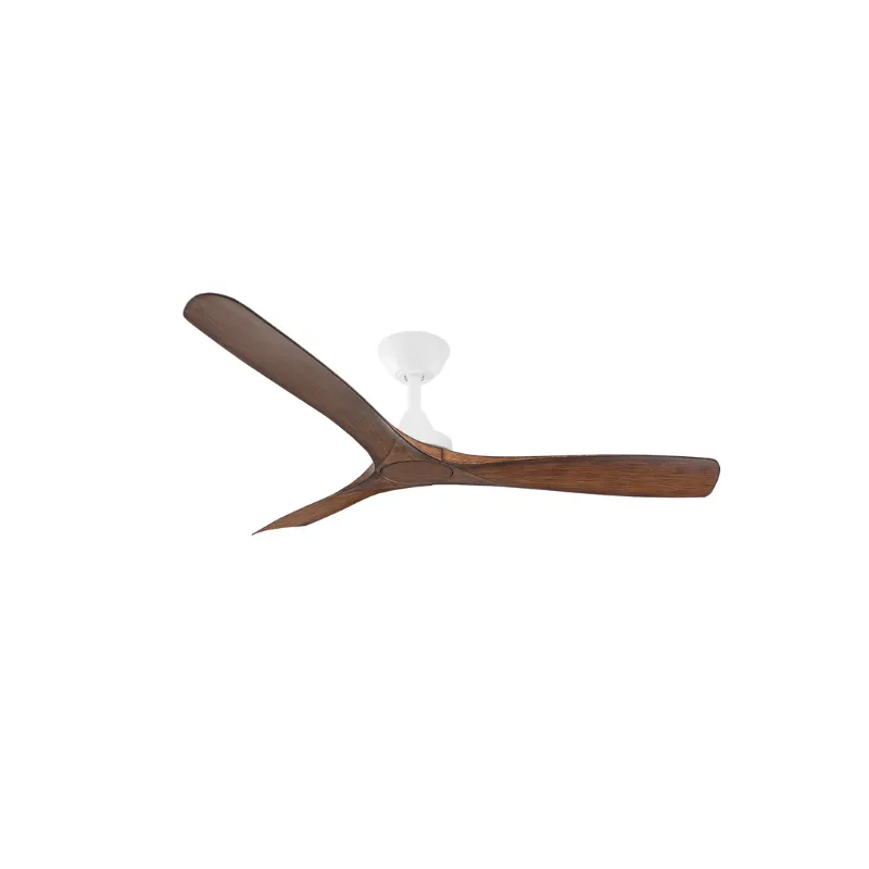Contoured Blades Ceiling Fan with White Motor | Spitfire DC | ThreeSixty