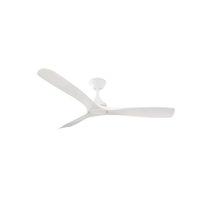 Contoured Blades Ceiling Fan with White Motor | Spitfire DC | ThreeSixty