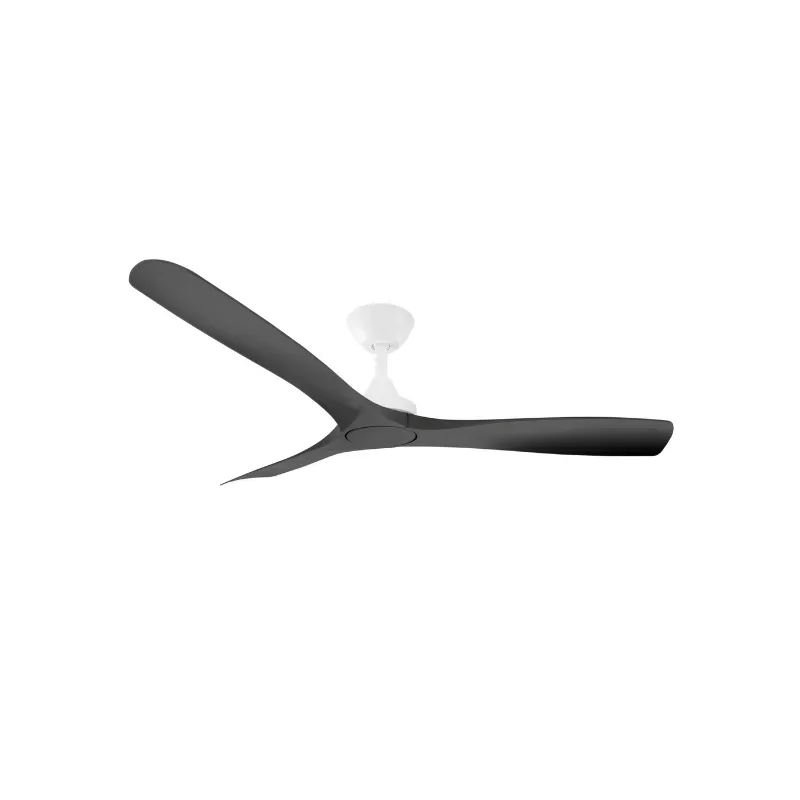 Contoured Blades Ceiling Fan with White Motor | Spitfire DC | ThreeSixty