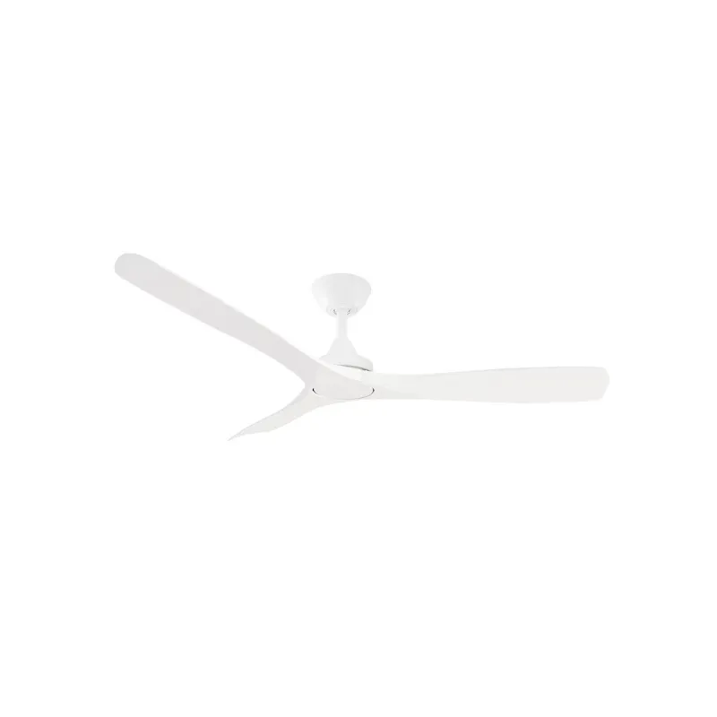 Contoured Blades Ceiling Fan with White Motor | Spitfire DC | ThreeSixty