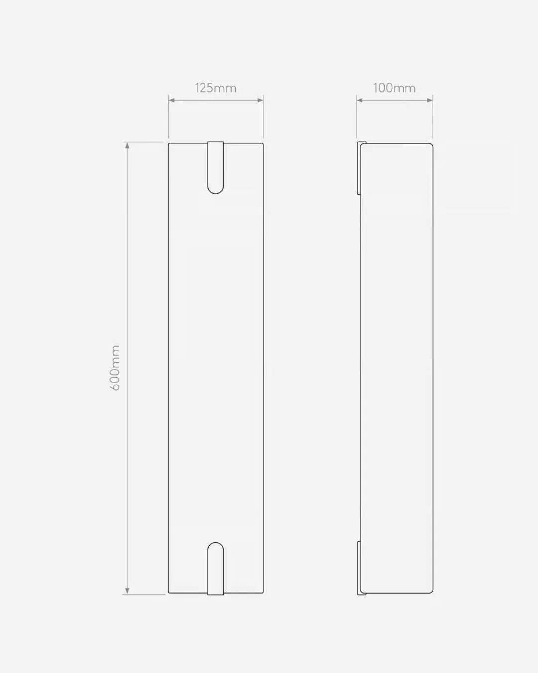 Cotton Pillar Wall Light