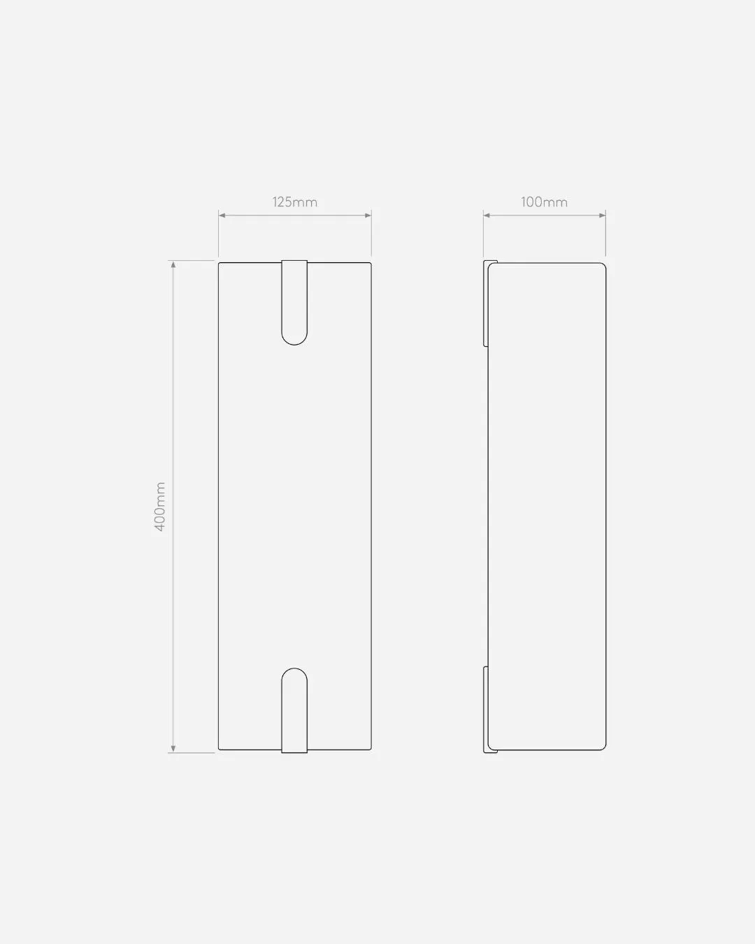 Cotton Pillar Wall Light