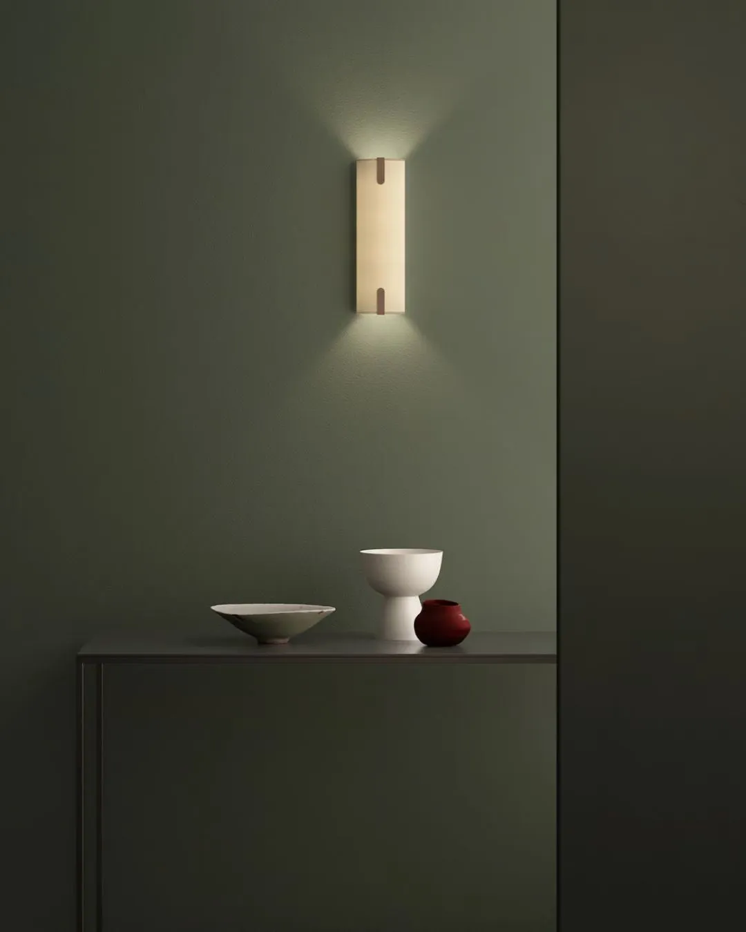 Cotton Pillar Wall Light