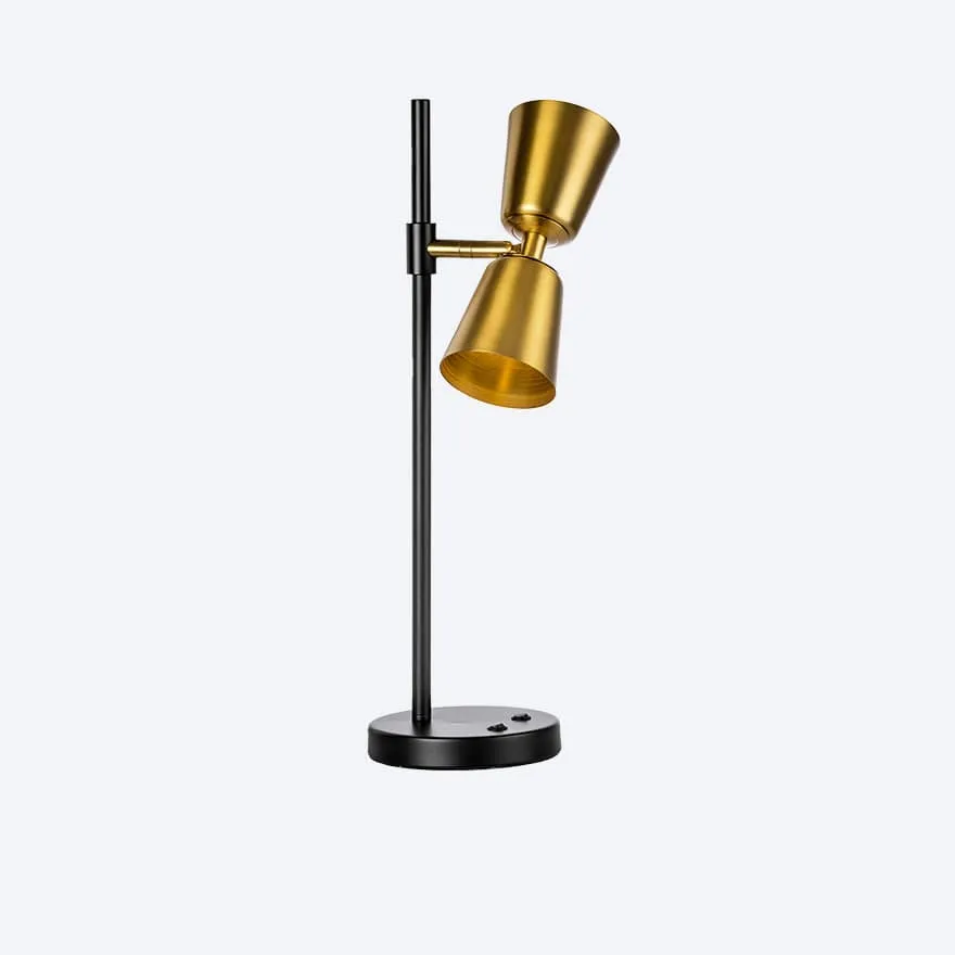 CREO WITH ACRYLIC AND YOSH SHADE TABLE LAMP