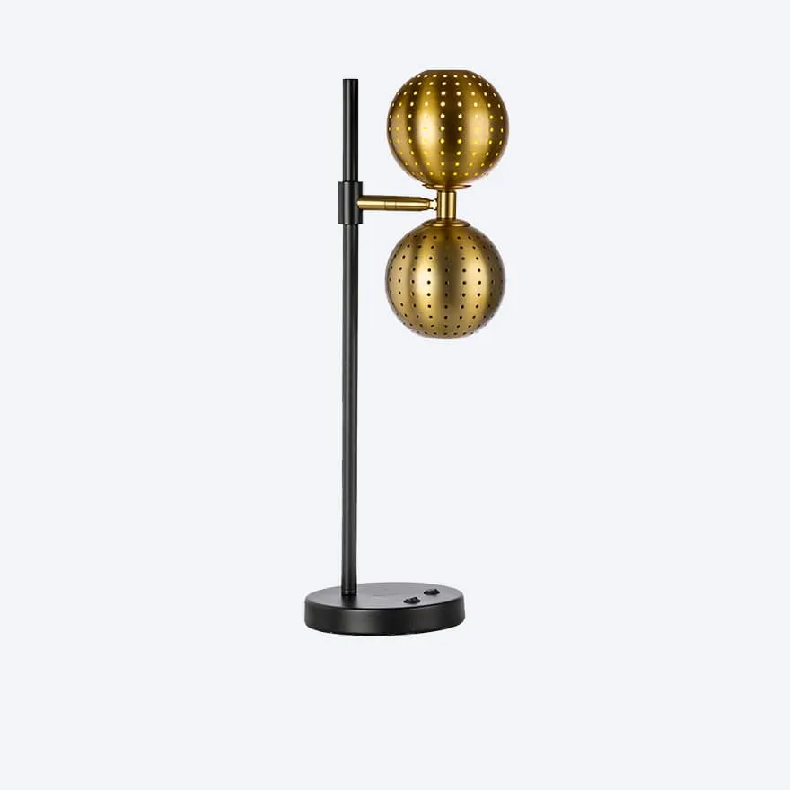 CREO WITH ACRYLIC AND YOSH SHADE TABLE LAMP