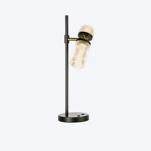 CREO WITH ACRYLIC AND YOSH SHADE TABLE LAMP