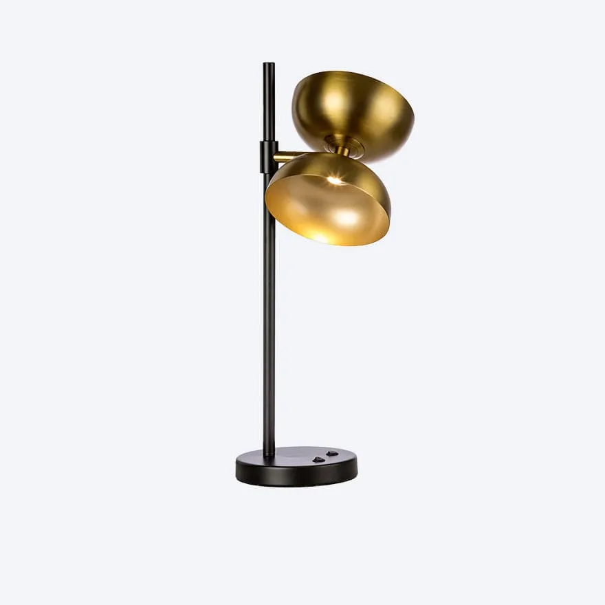 CREO WITH ACRYLIC AND YOSH SHADE TABLE LAMP