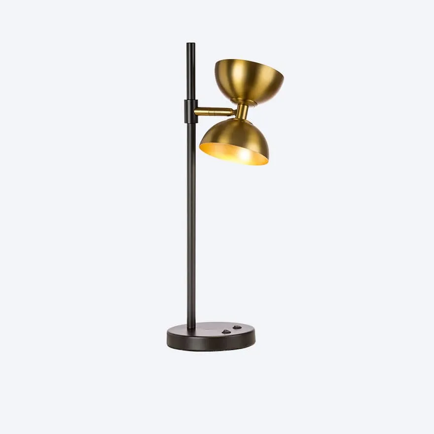 CREO WITH ACRYLIC AND YOSH SHADE TABLE LAMP