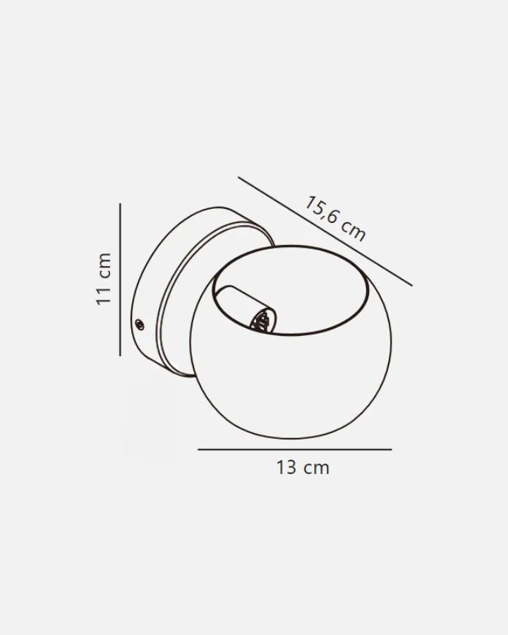 Curved Up & Down Wall Light | Assorted Finishes