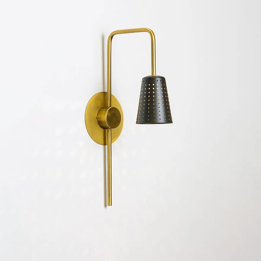 DANTE LED WALL LIGHT WITH YOSH SHADE