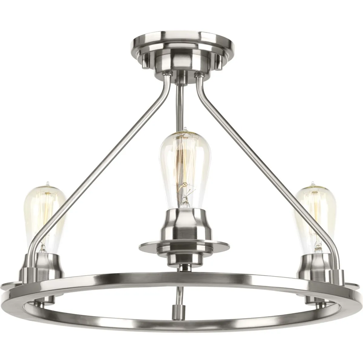 Debut Collection Three-Light Semi-Flush Convertible