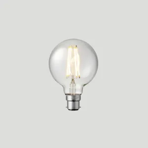 Dimmable B22 LED | G95 | 8W | 2700K