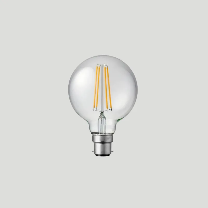 Dimmable B22 LED | G95 | 8W | 2700K