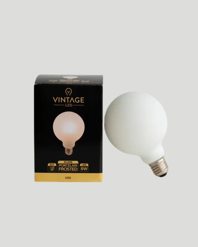 Dimmable E27 LED | G95 | 6W | 2700K