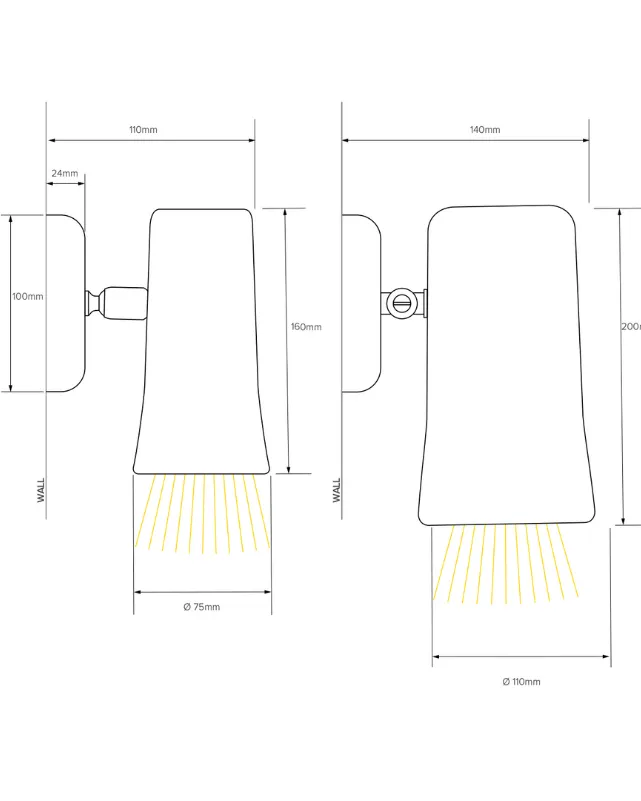 Dusked Evo Wall Light