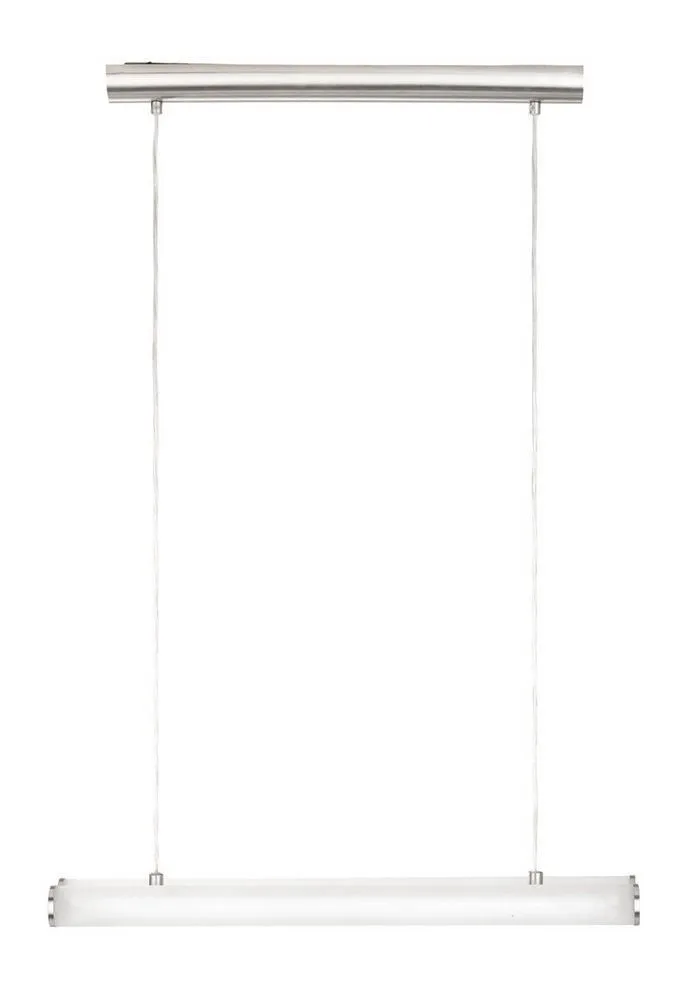 Eglo Lighting 86787A PSI Collection Two Light Energy Efficient Hanging Island Pendant Chandelier in Matte Nickel Finish