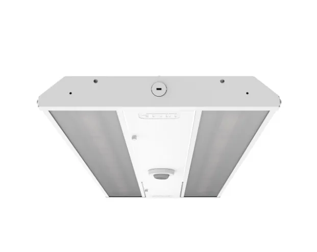 Everest 4FT LED Linear High Bay, 48000-56000 Lumens, 4000K or 5000K, Wide or Narrow Distribution, 120-277V, Frosted Lens
