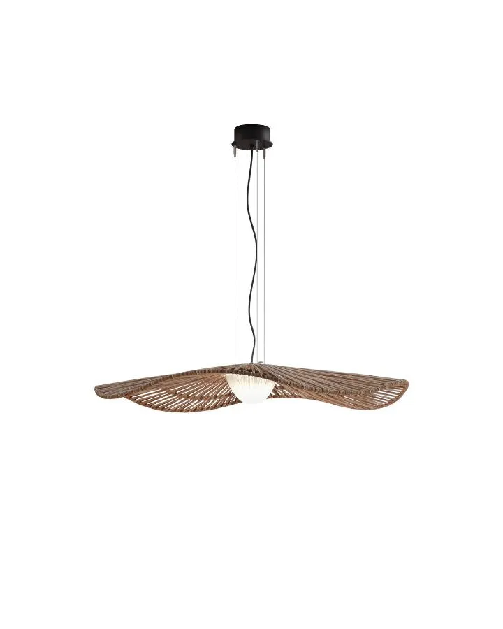 Exterior Woven Wave Pendant