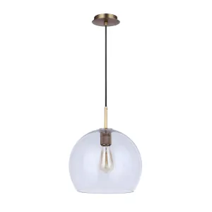 Gallagher 1 Light Pendant - Aged Brass