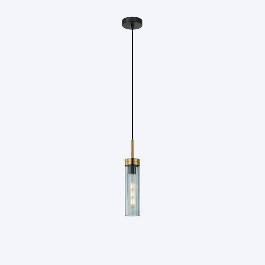 GEORGIA GLASS RIBBED PENDANT