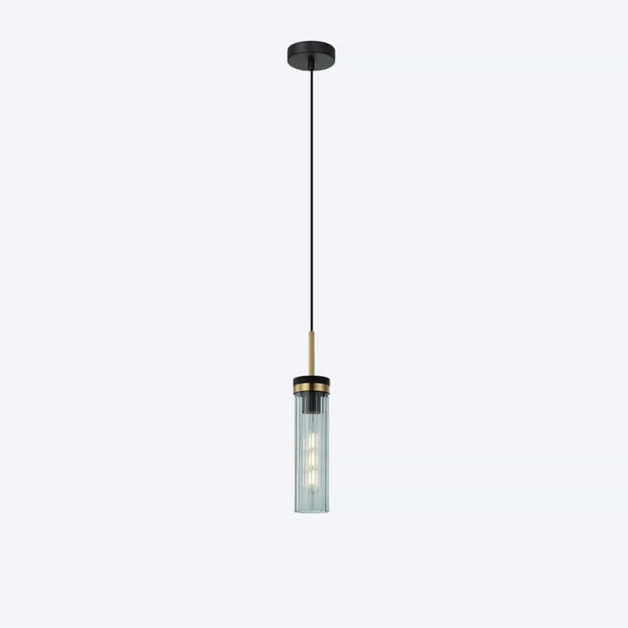 GEORGIA GLASS RIBBED PENDANT