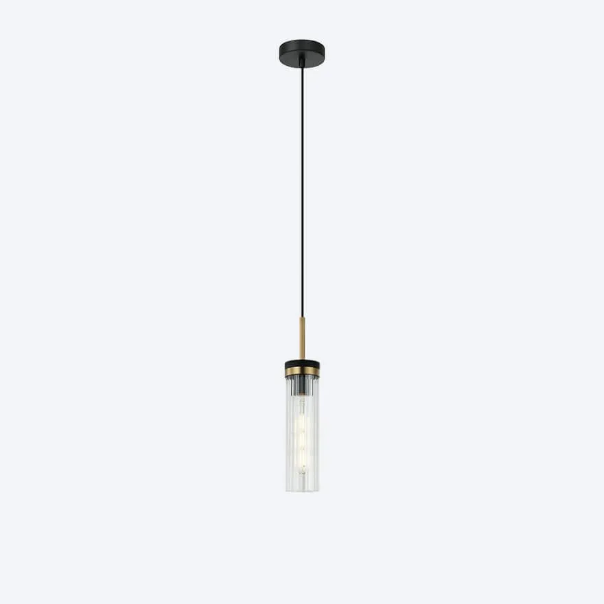 GEORGIA GLASS RIBBED PENDANT