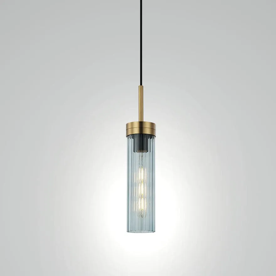 GEORGIA GLASS RIBBED PENDANT