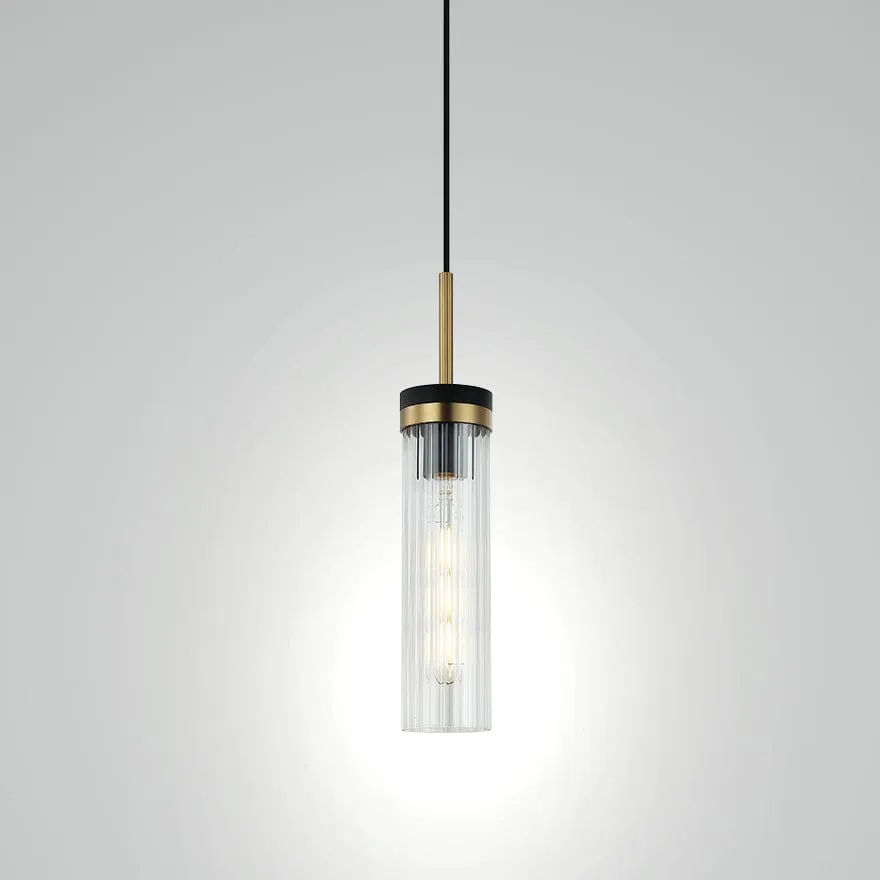 GEORGIA GLASS RIBBED PENDANT