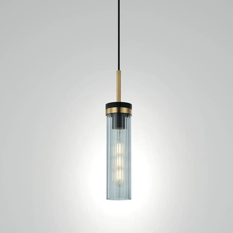 GEORGIA GLASS RIBBED PENDANT