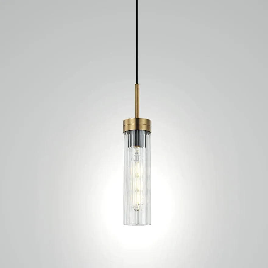 GEORGIA GLASS RIBBED PENDANT