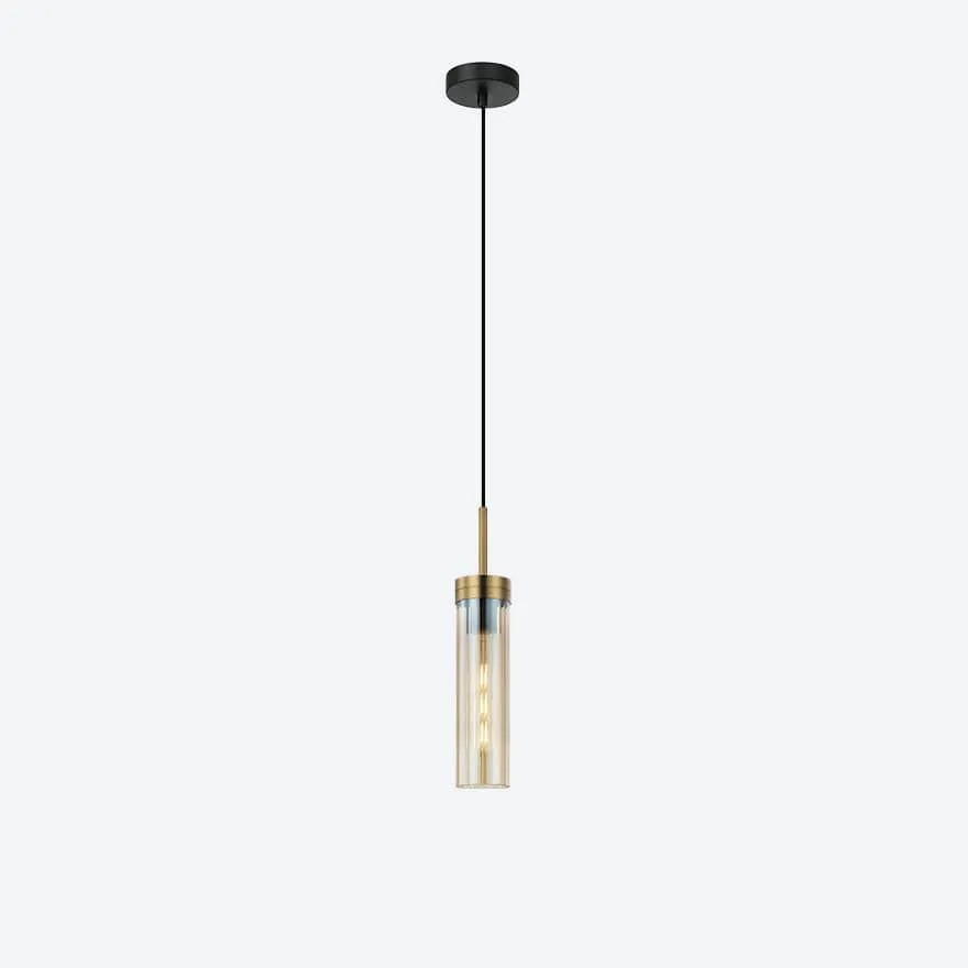 GEORGIA GLASS RIBBED PENDANT