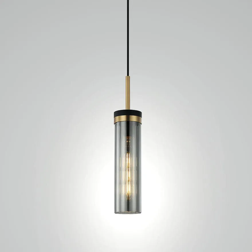 GEORGIA GLASS RIBBED PENDANT