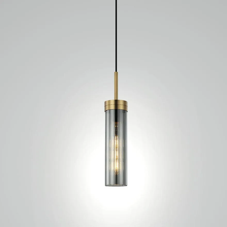 GEORGIA GLASS RIBBED PENDANT