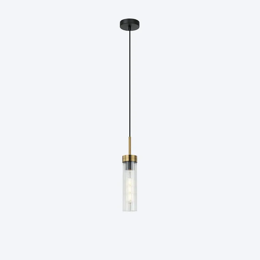 GEORGIA GLASS RIBBED PENDANT