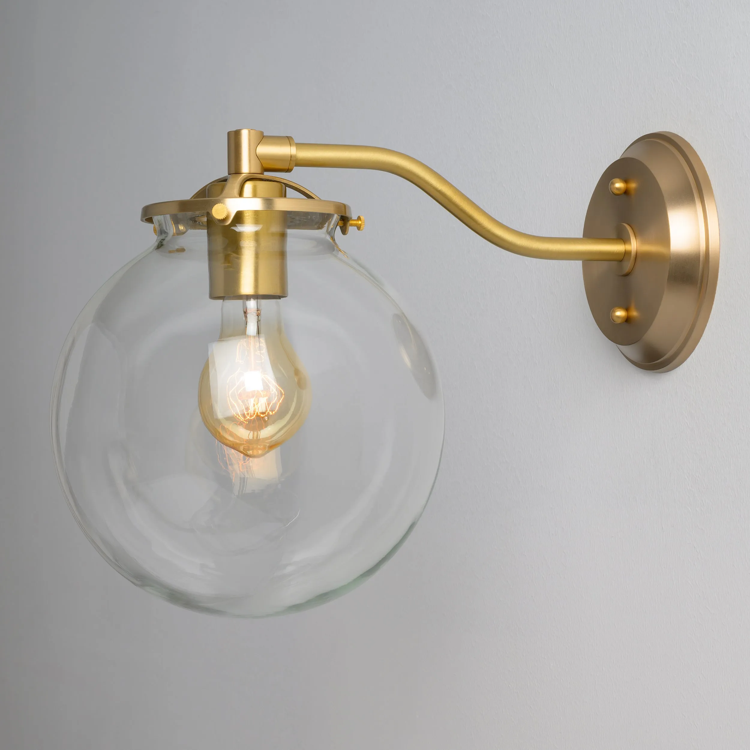 Hamilton (Clear) | Modern Offset Sconce