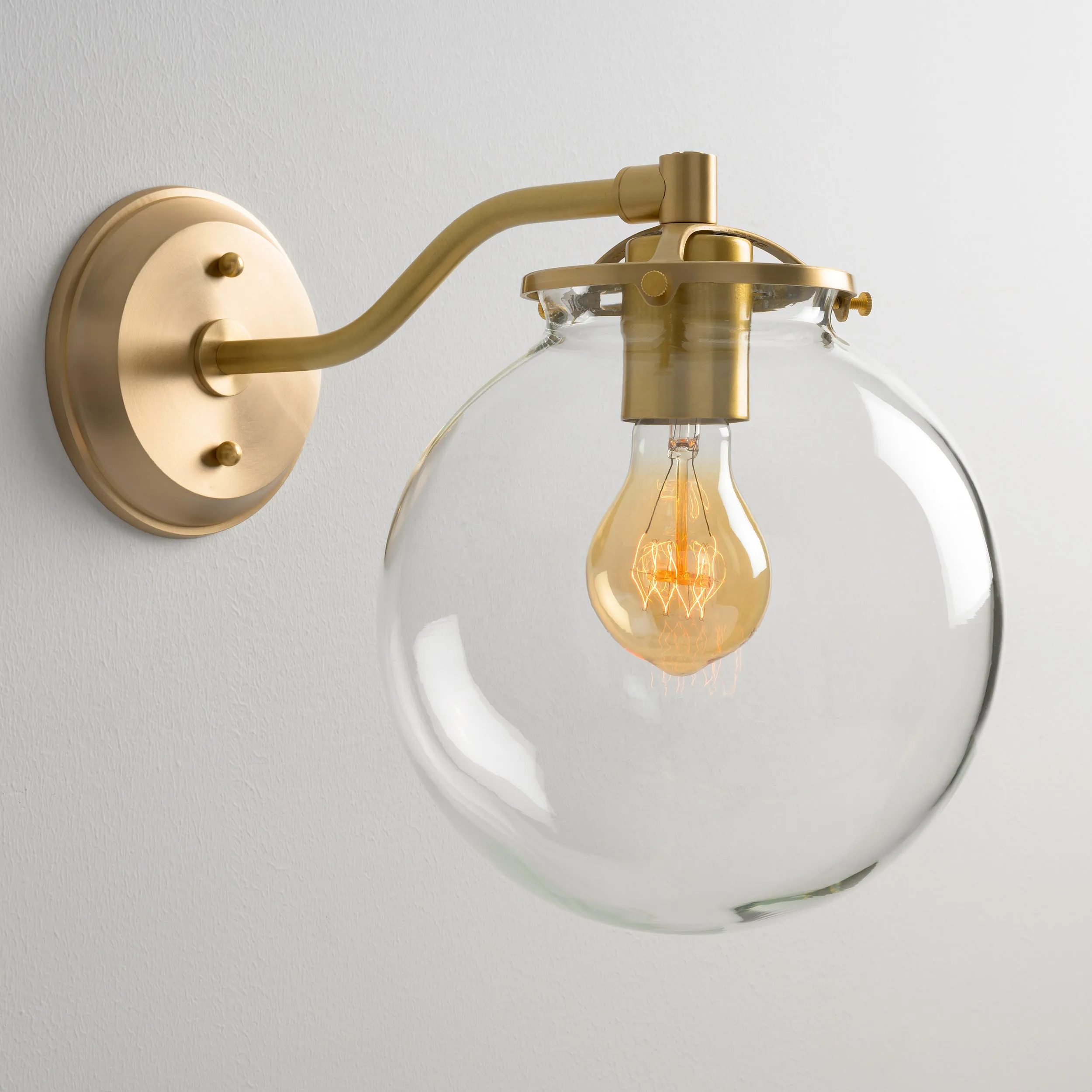 Hamilton (Clear) | Modern Offset Sconce