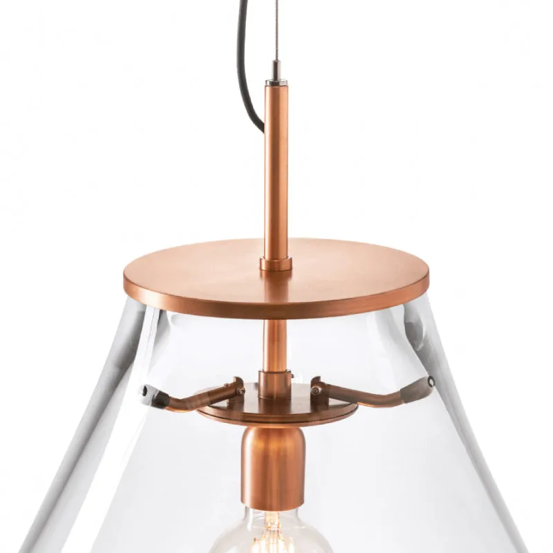 Hand-Blown Glass Droplet Pendant Light | Tim