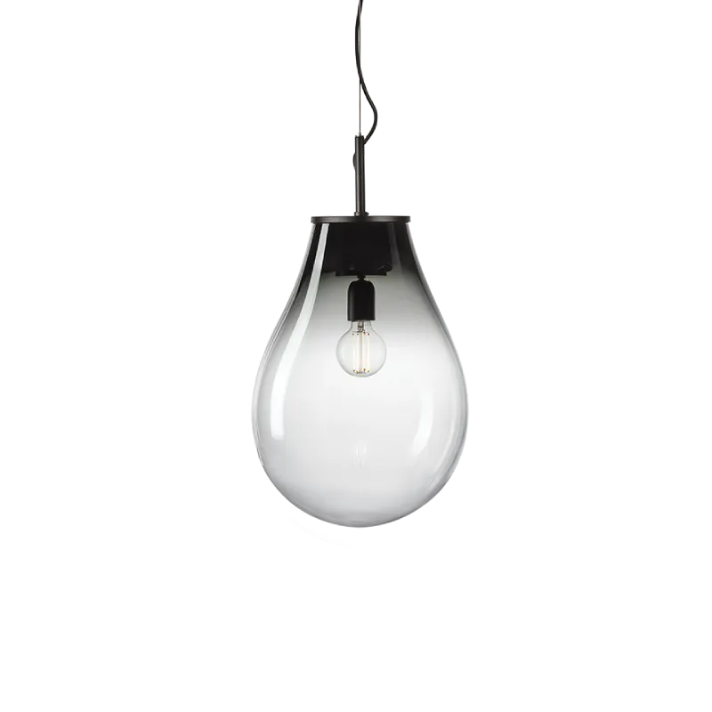 Hand-Blown Glass Droplet Pendant Light | Tim
