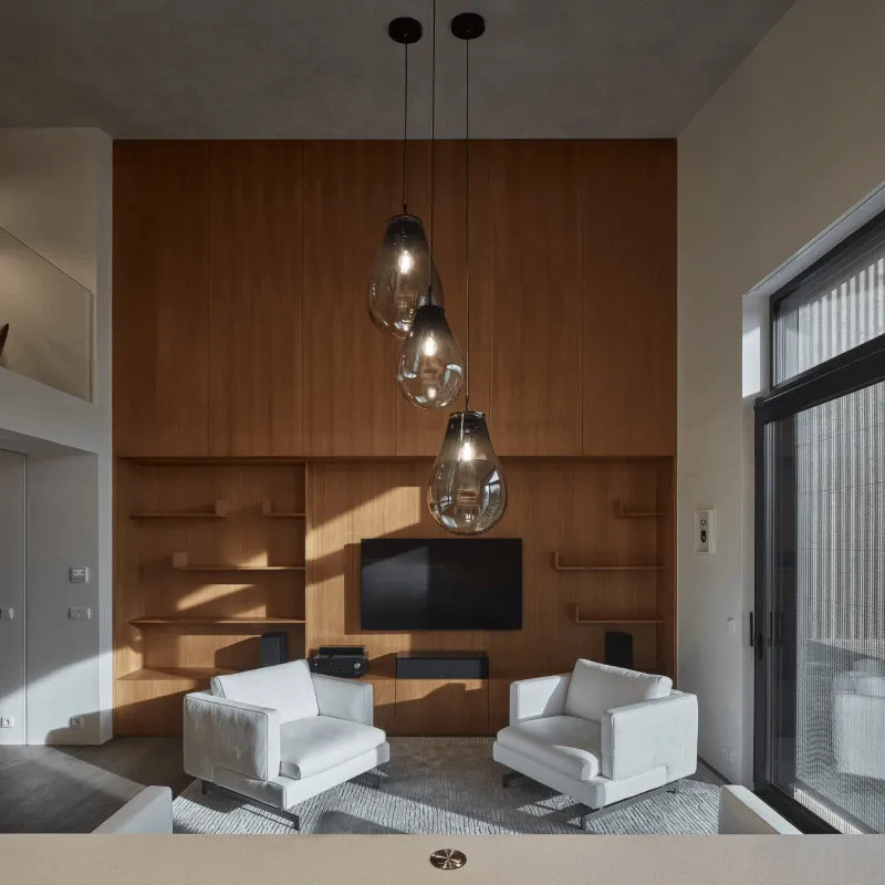 Hand-Blown Glass Droplet Pendant Light | Tim