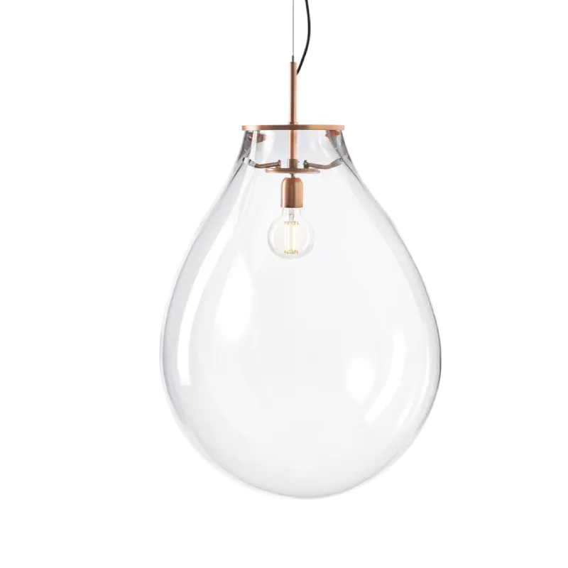 Hand-Blown Glass Droplet Pendant Light | Tim