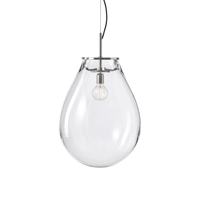 Hand-Blown Glass Droplet Pendant Light | Tim
