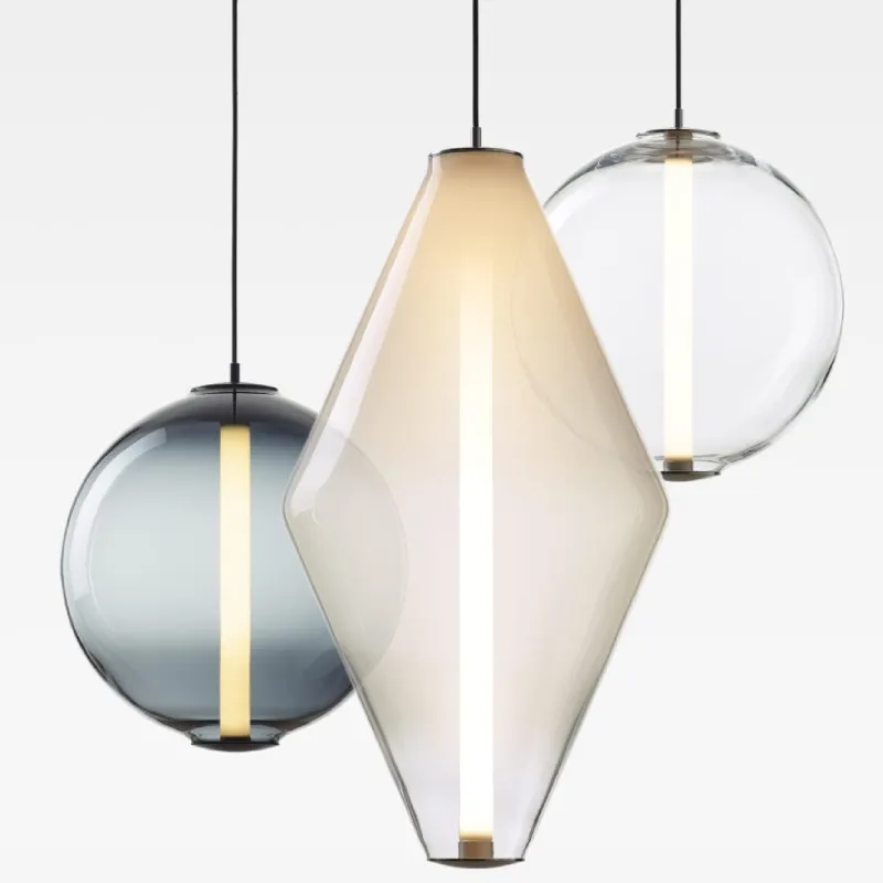 Hand-Blown Glass Sphere Pendant | Buoy