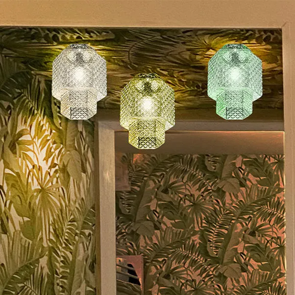 Handmade Precious Small Ceiling Lamp With Murano Glass