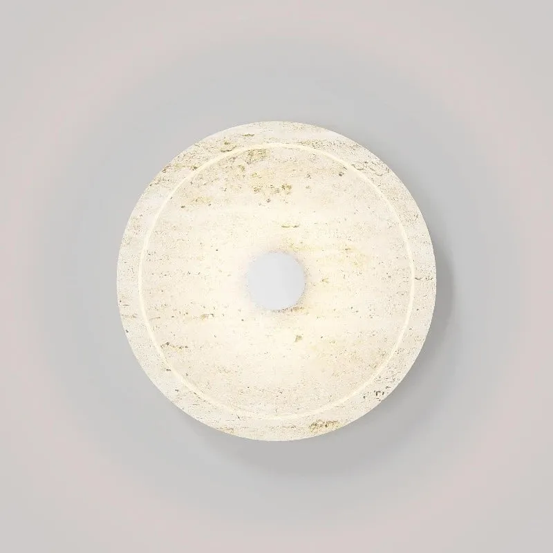 Handmade Travertine Coral Wall Light