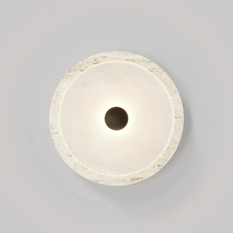 Handmade Travertine Coral Wall Light
