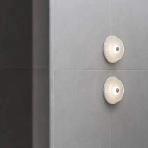 Handmade Travertine Coral Wall Light