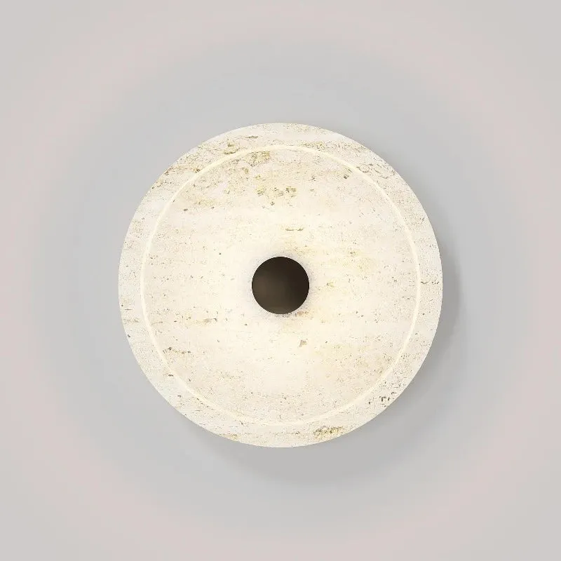 Handmade Travertine Coral Wall Light