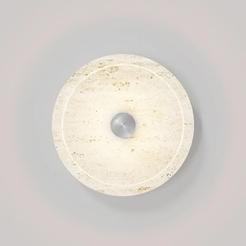 Handmade Travertine Coral Wall Light