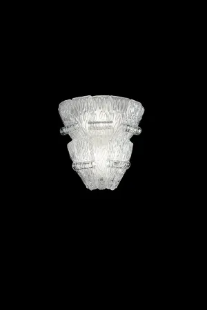 Handmade Venetian Wall Sconce | Frosted Glass