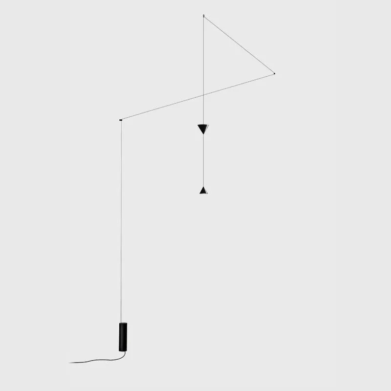 Hanging Conical Floor Lamp